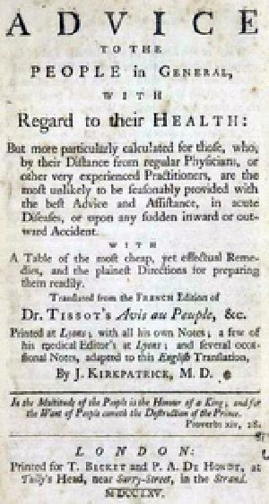 [Gutenberg 39044] • Advice to the people in general, with regard to their health